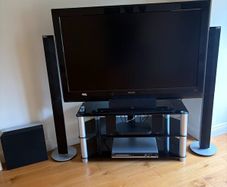 Philips 52 inch TV, TV Stand, Home Theatre System