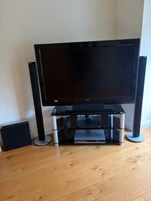 Philips 52 inch TV, TV Stand, Home Theatre System