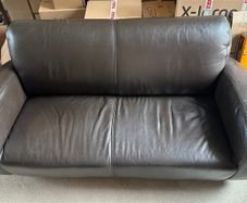 Brown Leather Couch