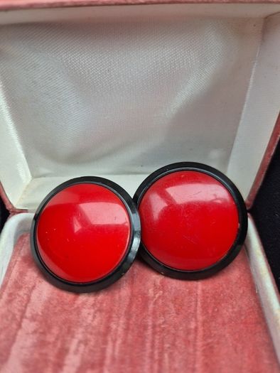 Vintage Red Earrings