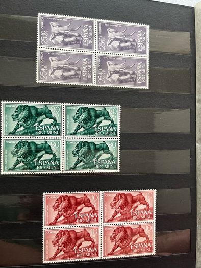 SPAIN Colonies album with stamps
