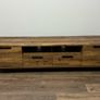 NEXT Dark Bronx Up to 80 inch Oak Effect Slim TV Unit TV Stand Image 3