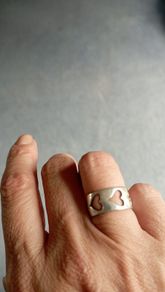 Sterling silver heart ring