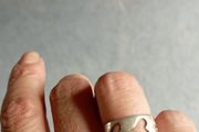 Sterling silver heart ring