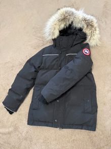 Boys Canada Goose Jacket with Fur