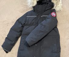 Boys Canada Goose Jacket with Fur