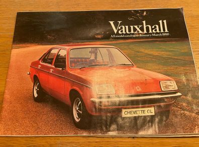 Vauxhall 1980 all model catalogue