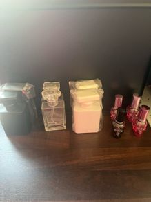 Empty perfume bottles