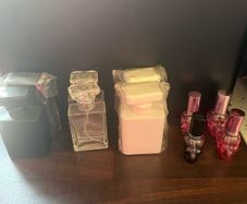 Empty perfume bottles