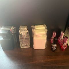 Empty perfume bottles