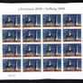 2008 Ireland Christmas Commemorative Stamps Sheetlet Plate 1A1A1A1A Fine Used with Dublin CDS cancel of 7th November 2008 (First day of issue) Image 2