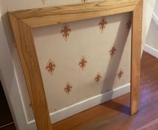 Oak fireplace surround