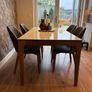 Gloss Ceramic Dining Table, 6 seats (Like New) Image 2