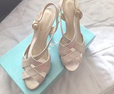 Van Dal Cream Strappy shoes