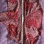New Yorker Burgundy Red Bandana Print Tie-Front Cropped Top Worn Once Image 6