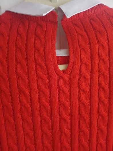Dorothy Perkins Red Cable Knit Jumper