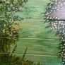 original hand painted wooden chest Image 5