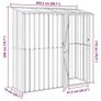 Garden Sheds Anthracite 203.5 x 73 x 200 cm Metal Image 4