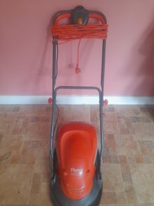 electric lawnmower flymo hover vac 250