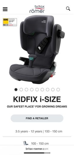 Carseat Age 3-12 Two Available