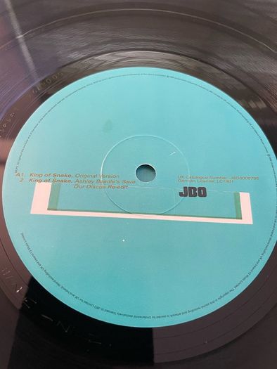 Underworld - King Of Snake - 12" Vinyl Single - 1999 JBO Records