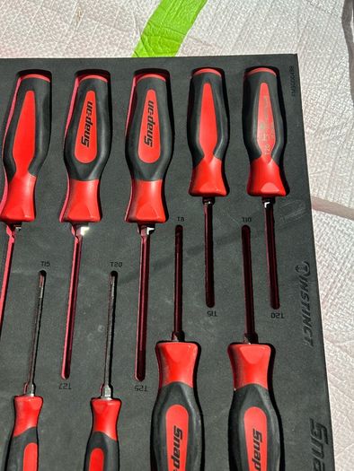 snap on torx instinct soft grib screw driver set