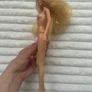 Belly Button Barbie 1999 Blonde With 2 braids Used Damaged hand Please look at the pictures Image 6