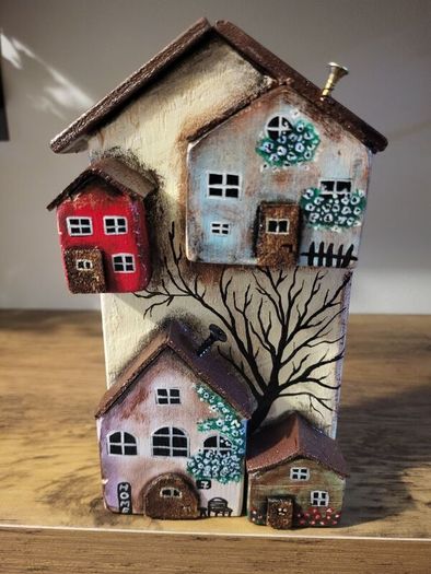 handcrafted wooden houses!