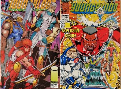 Youngblood Issues # 0,1 & 2 Rob Liefeld (1992) Image Comics