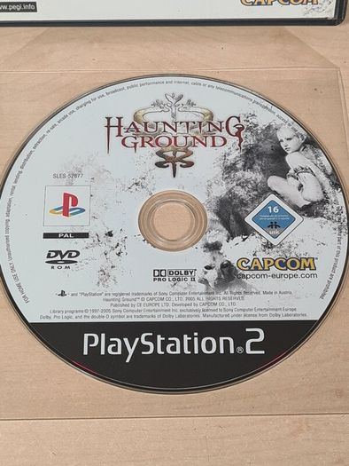 PS2 PlayStation 2 Haunting ground No Manual Pal English