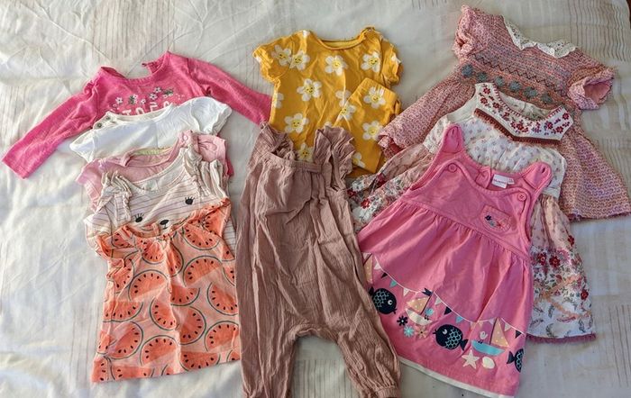 Girls summer bundle 3-6 months (11 items)
