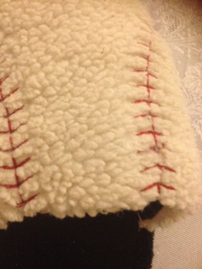 Baseball style size 7-8 slippers