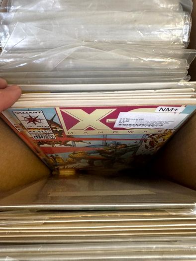 Valiant Long Comic Box w 270 comics for Sale