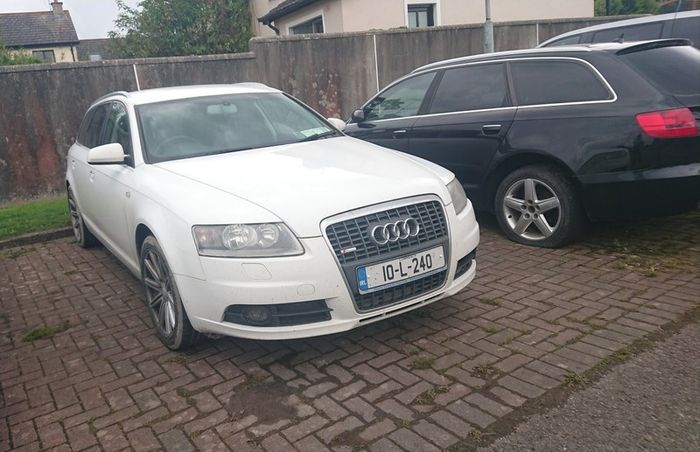 Audi a6 c6 S LINE estate 2.0tdi BRE 6 speed man flat bottom steering wheel leather seats bumpers black headliner healthy engine breaking all parts available
