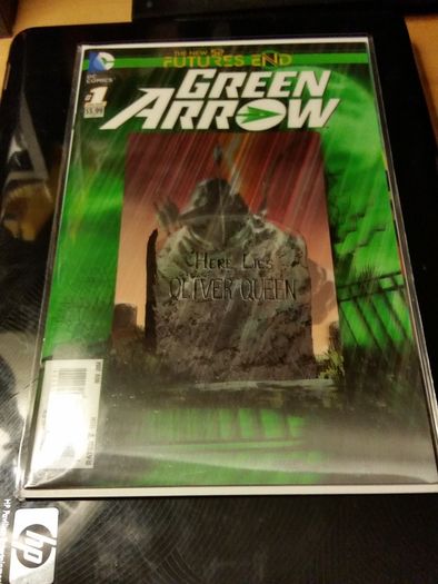 Green Arrow #1 Futures End ! 3-D Motion Variant ! 2014 ! HOLOGRAPHIC COVER !