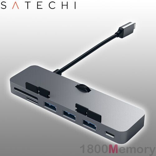 Satechi USB-C Clamp Hub Pro Type C for Apple iMac / iMac Pro USB 3.0 Micro SD