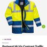 hivis jacket portwest XXL new Image 2