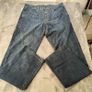 Oska 505 Womens Jeans - Size 5 - W36 L34 Blue Denim - Baggy Wide Image 2
