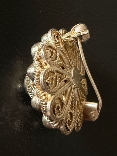 Silver brooch