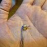 Rare Find. Vintage Sterling Silver Shimmering Tassel Neckace and Earrings Image 5