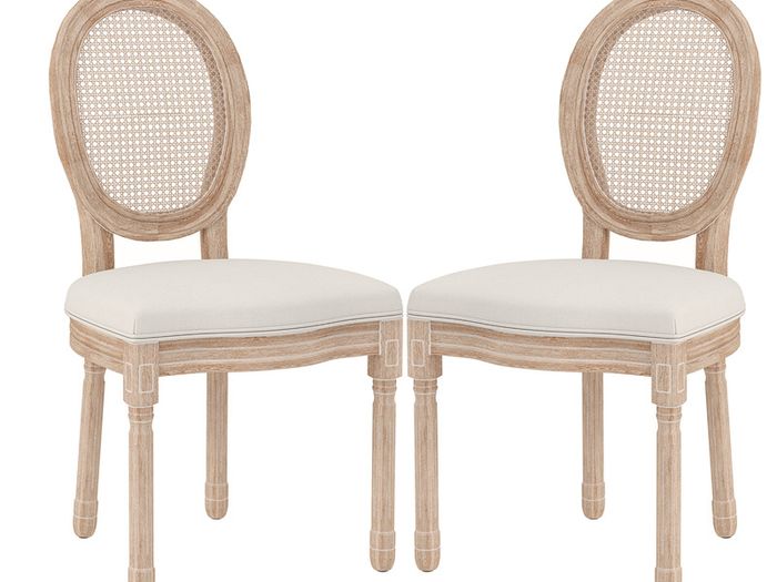 Set of 2 Dining Chairs Kitchen Chairs, Vintage Design