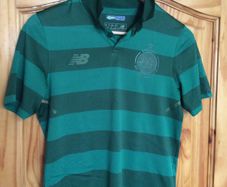Glasgow Celtic Boys Age 12-13 Years Official Lisbon Lions 50th Anniversary New Balance Away Jersey Large Boys