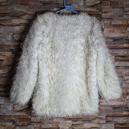 Shaggy faux fur jacket size 10