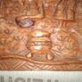 Beautiful Large Old Hand-Carved Wood Panel Indonesian Rural Village Life Scene Sculpture. Post Available, Beautifully carved from a single piece of wood Ideal for Home or Stage Movie Props Image 7