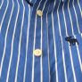 Abercrombie & Fitch striped logo button-up Shirt 100% cotton - size: M Image 10