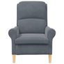 Armchair Dark Grey Velvet Image 4