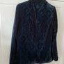 The Kooples Blue Velvet Blazer Image 3