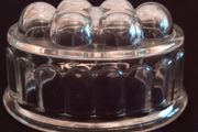 Mid century glass jelly mold