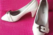 white buckle shoes size 36 37 38 39 40