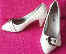 white buckle shoes size 36 37 38 39 40